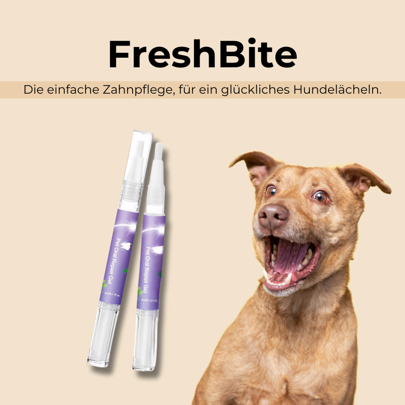 FreshBite™ - Zahnreparaturgel für Hunde